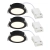 Zestaw 3 opraw wpuszczanych czarnych 3xLED 4,4W Olea NO2510400103 - Nordlux